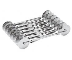 PADERNO 47822-07 Rullo Taglia Pasta Estensibile, Acciaio Inox, 1.2 kg