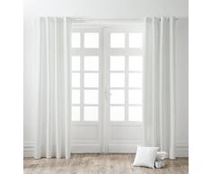 Today Tenda a Occhielli Cotone 140/250Â Tenda a Occhielli Cotone 140/250Â Cotone 140Â x 250Â cm, Cotone, Bianco, 140x250 cm