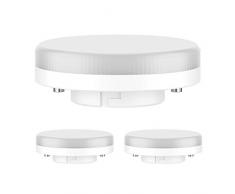 ledscom.de GX53 LED Lampadina 4W=28W 280lm 100Â° bianca, 3 PZ