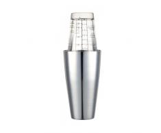 BAR CRAFT Boston Shaker per Cocktail, Acciaio Inossidabile, Argento, 400 ml