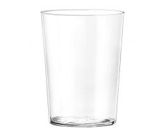 H&h set 6 bicchieri in vetro starck bibita cc 500