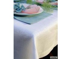 LinenMe 140 x 250 cm tovaglia di lino Emilia, bianco