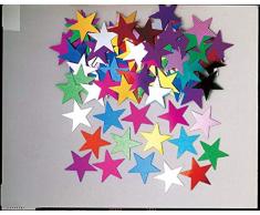 amscan - Coriandoli a Forma di Stelle, 19 mm, Colorati