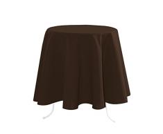 Lovely Casa N154689010 Nelson - Tovaglia in Poliestere, 148 x 300 cm, Colore: Cioccolato