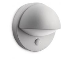 Philips Lighting June Lampada da Parete Down con Sensore per Esterno, Grigio, Lampadina Inclusa
