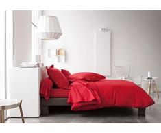 TODAY Federa per Cuscino cilindrico, in Cotone, 45 x 185 cm, Colore Rosso, Love Apple, 45x185