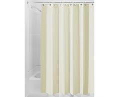 InterDesign 15622EU Rivestimento Tenda Doccia Anti-Muffa, Idrorepellente, Vinile, Beige, 183x183x0.25 cm