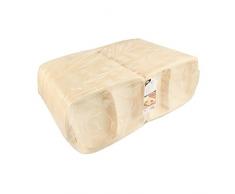Papstar 12044, scatole per menÃ¹ con coperchio incernierato, EPS, beige, 41 x 56 x 22,50 cm