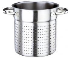 Paderno 11123-20 Colapasta per Pentola Bassa, in Acciaio Inox, 20 cm