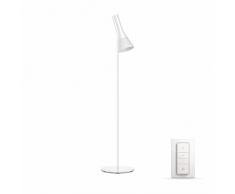 Philips Hue White Ambiance Explore Lampada da Terra, Illuminazione Intelligente, Attacco E27, 9 W (Equivalenti a 60 W), Telecomando Dimmer Switch e 1 Lampadina Hue White Ambiance Inclusi