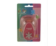 Vaessen Creative Perforatrice Fiocco di Neve, Maxi, L, Grande Fustellatrice per Carta, per Progetti Fai da te, DIY Scrapbooking e Creazione di Biglietti