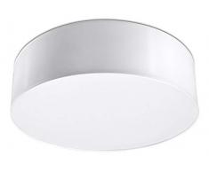 Sollux Lighting Arena 35 - Plafoniera, in PVC, colore: Bianco