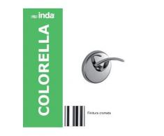 INDA A23210CR Colorella Appendiabiti, Ottone, Cromato, 6 x 7 x 7 cm