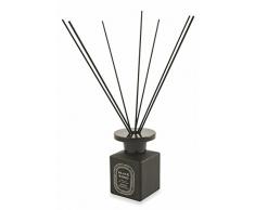 Galileo Casa Black Wood Diffusore Profumo per Ambiente Semi di Cannella, Nero, 6.5x6.5x10.5 cm