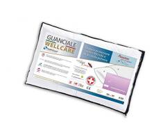 V.I.P. Very Important Pillow V.I.P. Cuscino Antiacaro Wellcare Protect con Trattamento Antibatterico agli Ioni dArgento Silver+ 80 x 50 Made in Italy, Fibra certificata, Dispositivo Medico