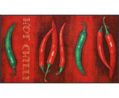 Wash+Dry - Tappeto Hot Chilli 75x120, Rosso
