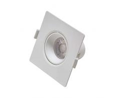 Vivida - Faretto Ad Incasso Quadrato Bianco 12W Led 4000K