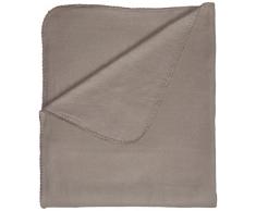 Lovely Casa P35813001 Doudou - Coperta in poliestere, 180 x 220 cm, colore: Ecrù