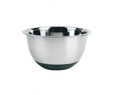 Excelsa Ciotola con Base Antiscivolo, Acciaio Inossidabile, Argento, 16 cm