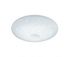 EGLO VOLTAGO 2 - Plafoniera in acciaio, 30 W, colore: bianco