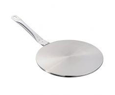 Ibili Piastra 703.714 Adattatore per Piani Cottura a induzione, in Acciaio Inox