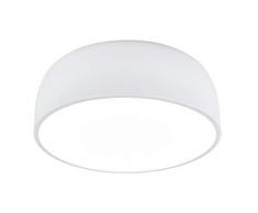 Trio Leuchten Baron Lampada da soffitto, Bianco Opaco