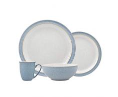 Denby 381048752 - Servizio di stoviglie, in gres, colore: Blu