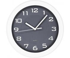 BUVU ZH09833-9U Orologio da Parete, Grigio, 28 x 28 x 4 cm