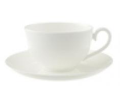 Villeroy & Boch Royal Tazza da caffellatte XL, 500 ml, Porcellana Premium Bone, Bianco