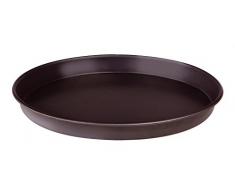 Pentole Agnelli Pasticceria e Pizza Tortiera Tonda per Pizza, Lamiera, 22 x 22 x 2.5 cm