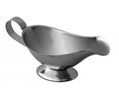 Metaltex - Salsiera in Acciaio Inox, Argento