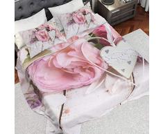PETTI Artigiani Italiani â Lenzuola, Lenzuola Una Piazza e Mezza, Set Lenzuola, Completo letto Una Piazza e mezza, 100% Made in Italy, Tessuto 100% Raso Satin