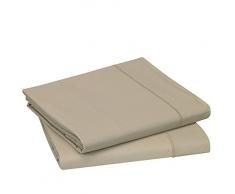 Blanc des Vosges Lenzuolo, Cotone, Cotone, Beige, 280x320 cm