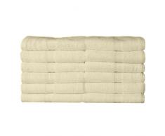 Westward Ho! 3105HCR Tovagliolo per Mani, Cotone, Confezione da 12, 390GSM, Crema