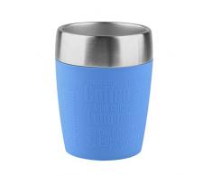 Emsa 514515 Travel Cup Bicchiere Termico, Acciaio Inossidabile, Blu