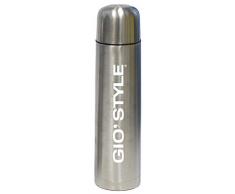 GioStyle Acciaio GIOSTYLE Thermos Argento CAPACITA 1 LITRO, Metallo