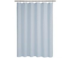 AmazonBasics Tenda da doccia Bowery in poliestere, blue cielo, 183 x 183 cm