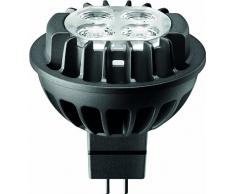 Philips 655404 - Lampada LED a faretto LED Master, da 7 W (corrispondenti a 35 W), 830 (bianco caldo), attacco GU5.3, angolo di illuminazione 36°, a intensità variabile, riflettore 50 mm, 12 V, 1050 cd, 400 lm
