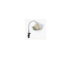PURELITE-Lampada con Lente di ingrandimento a Scatto, in plastica, Colore: Bianco