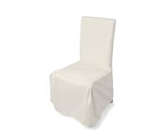 Fløyen Home Coprisedia universale, fodera per sedia, 100% poliestere, Beige, 50 x 50 x 100 cm