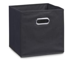 Zeller 14133 Contenitore, Non-Woven, Nero, 28x28x28 cm