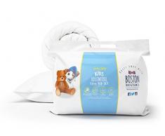 Boston Piumino e Cuscino Company 7,5Â tog Bambini Set Letto Singolo, Bianco, 2Â Pezzi