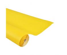 Viphome Tovaglia gauftex 118 x 1500 cm, Giallo, 118 x 1500