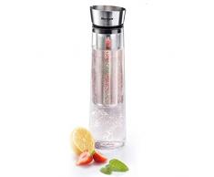Westmark 62952260 - Caraffa per acqua con infusore, in acciaio INOX, silicone, vetro