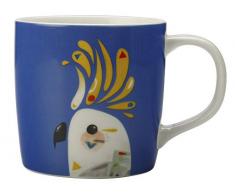 Maxwell Williams DI0215 - Tazza da tè e caffè Pete Cromer, Porcellana, Cacatua., 375 ml