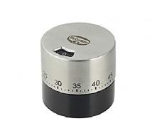 Timer Dr. Oetker Cucina in Acciaio Inox, Kitchen Aid, Timer Uovo/Cucina, Ã 6,5 cm, 1652