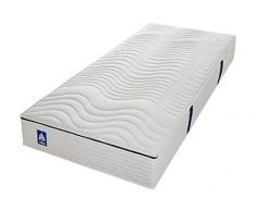 Badenia Bettcomfort Irisette Fehmarn, Materasso con molle insacchettate (7-Zone), Durezza 2 (H2), Bianco, 120 x 200 cm