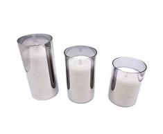 ILLUMINAZIONE DI DESIGN CANDELA LED, 2 W, ARGENTO