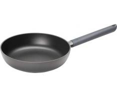 Woll 724JCA Just Cook Padella in ghisa per induzione con Manico Fisso, Diametro 24Â cm, 7Â cm di Altezza, 2,5Â l, Colore: Grigio