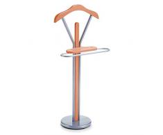 Zeller 17101 Appendiabiti in legno e metallo, 46x29x110 cm